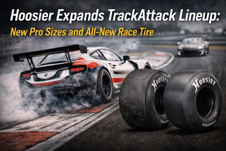 Hoosier Expands TrackAttack Lineup: New Pro Sizes and All-New Race Tire